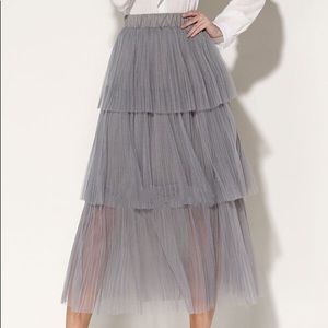 Storets tiered layered tulle skirt